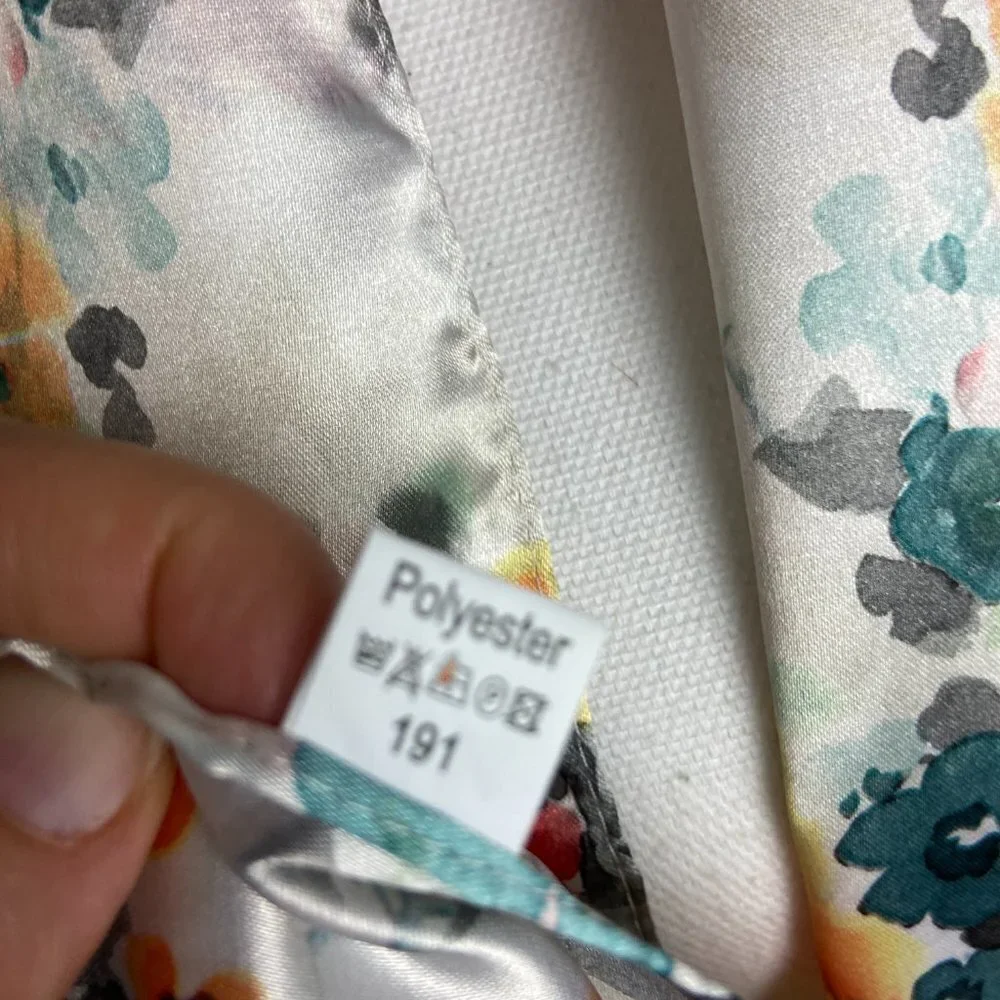 NWOT Floral Large Scarf 28
